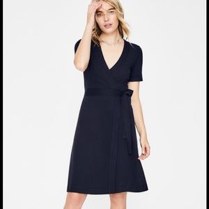 Boden Navy Mira Ponte Wrap Dress (NWT)